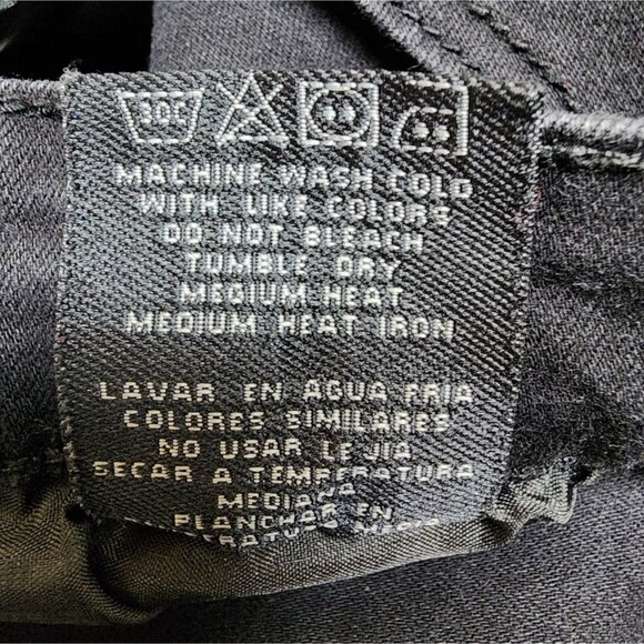 Waimea Jeans Womens 32 Black Stretch Denim Distressed Paint Splatter Skinny Fit - Picture 12 of 14